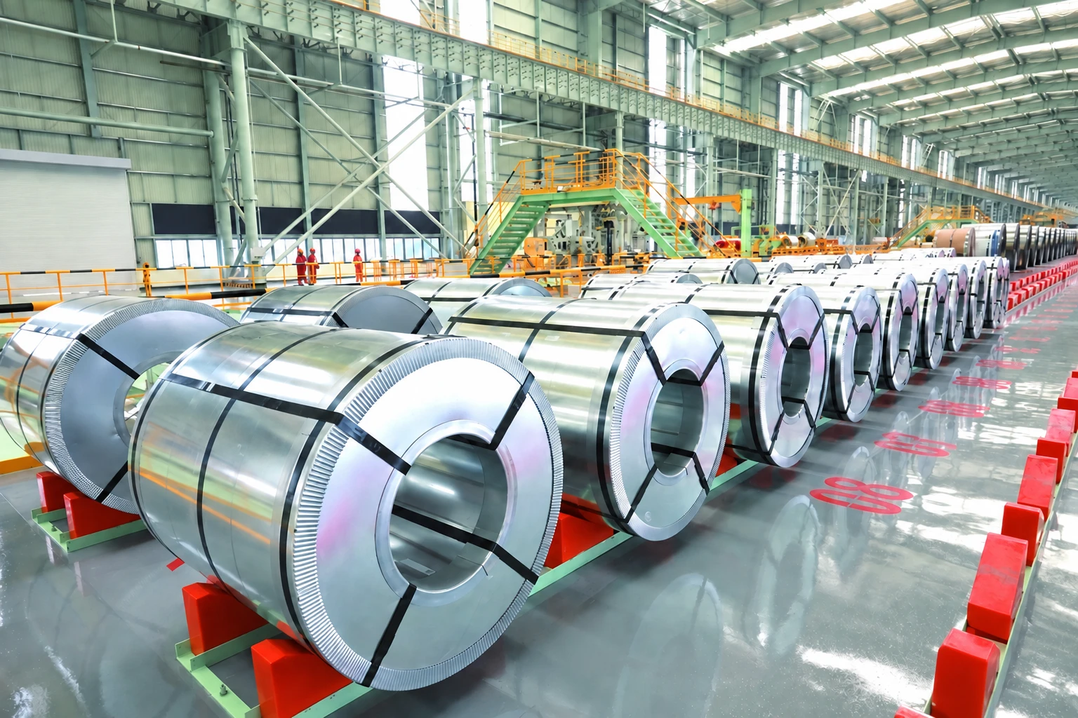 Electrical steel coils ready for export